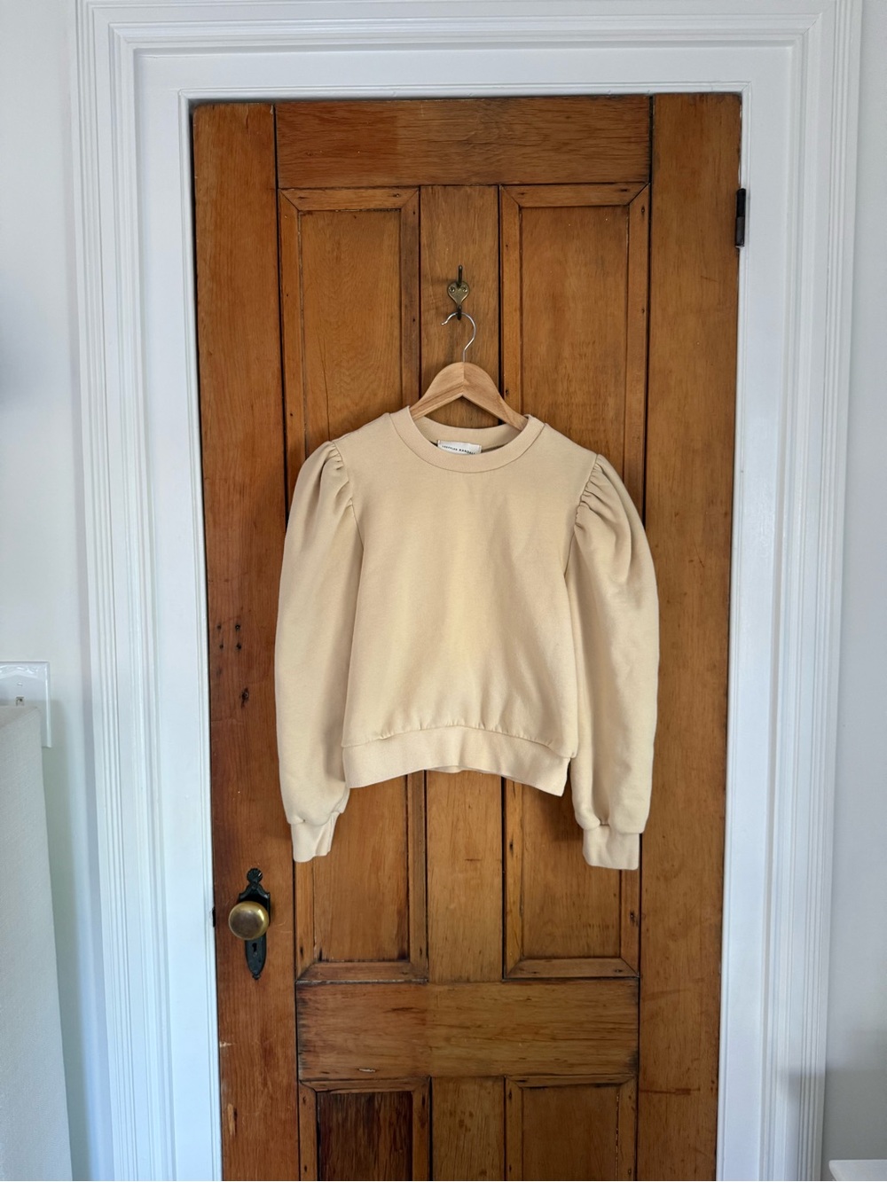 Loeffler Randall Puff-Sleeve Sweatshirt